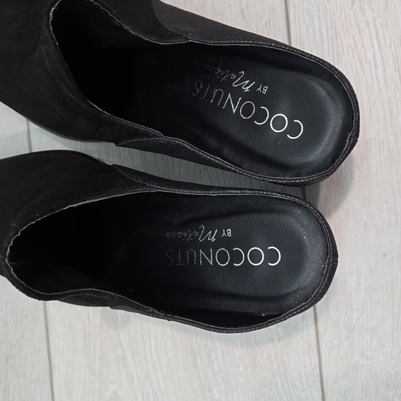 Coconut by Matisse Women Leave IT Pionted Toe mule Heels shoes sz 10M - Picture 5 of 12